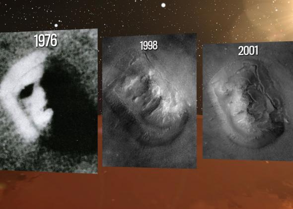 Mars face explained: NASA missions debunk mythical human head formation  (VIDEO).