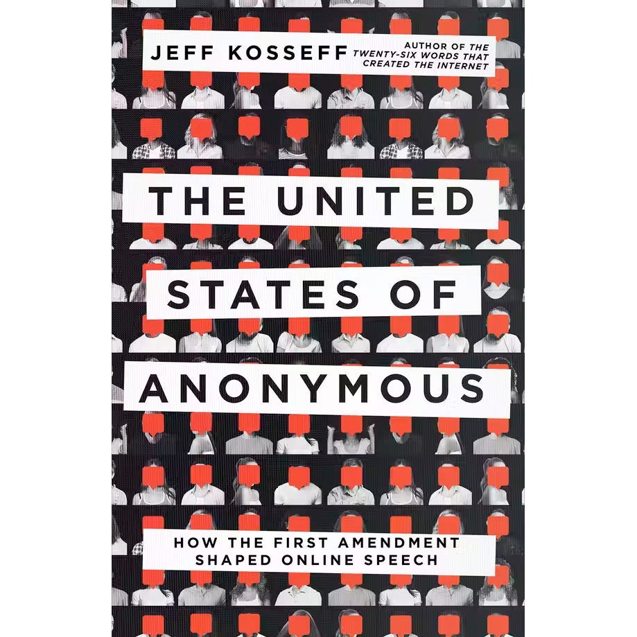The cover of The United States of Anonymous shows rows of black and white people with speech bubbles over their faces.