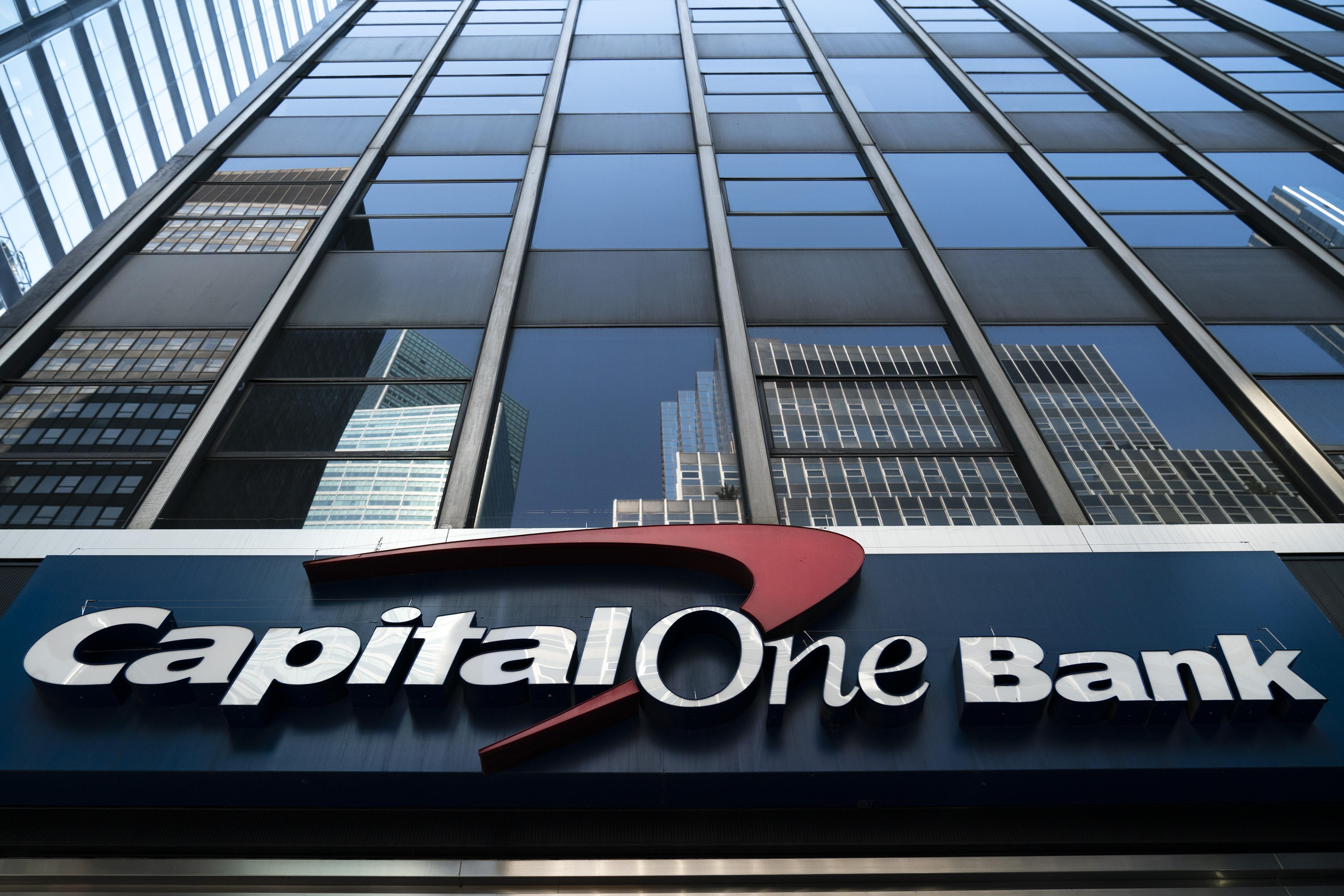 A Capital One bank.