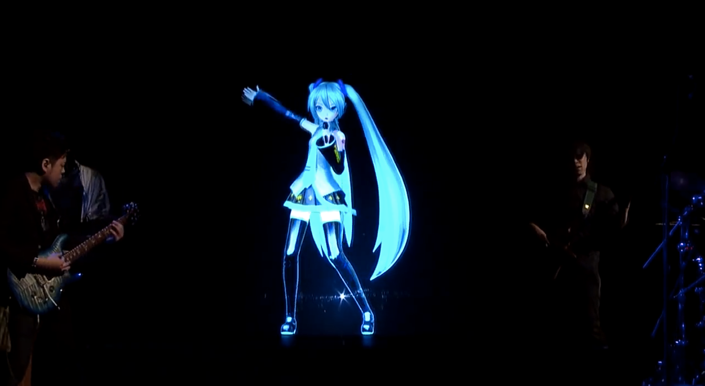 hatsune miku hologram concert