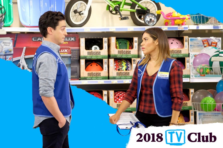 A still from Superstore.
