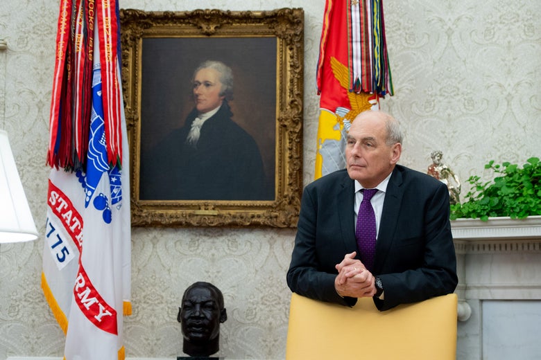 John Kelly says he warned Trump he would be impeached if he hired a yes man as chief of staff.