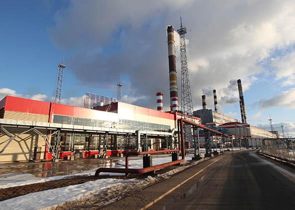 The Kirishi Thermal Power Station on March 23, 2012 in Kirishi, 140 km, east of St. Petersburg, Russia. During a one-day trip to the region, Vladimir Putin stated that gas export monopoly, Gazprom would not receive additional tariff increases to help with rising mineral extraction tax.