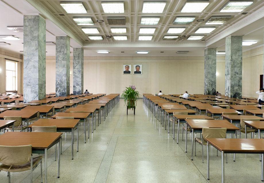 Grand People's Study House, North Koreas biggest library and educational centre.  It has a total floor space of 100,000m2 and 600 rooms. Foreign publications are available only with special permission.