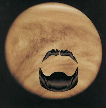 Venus with goatee
