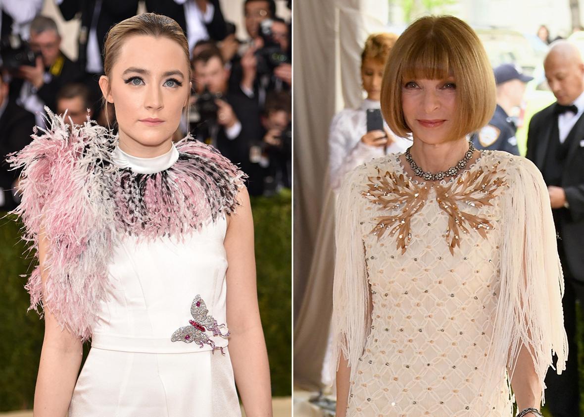 Met Gala 2016 fashion: silver, feathered, and a lot like the early 2000s