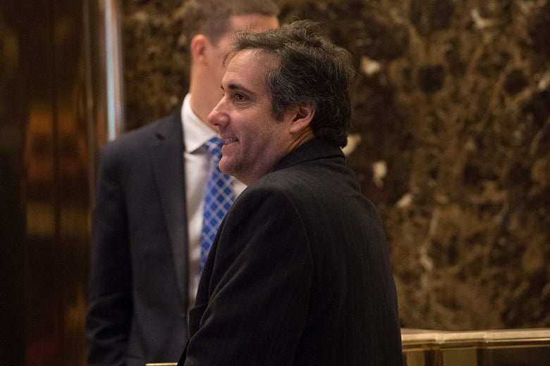 Michael Cohen at Trump Tower in New York City on Dec. 16, 2016.