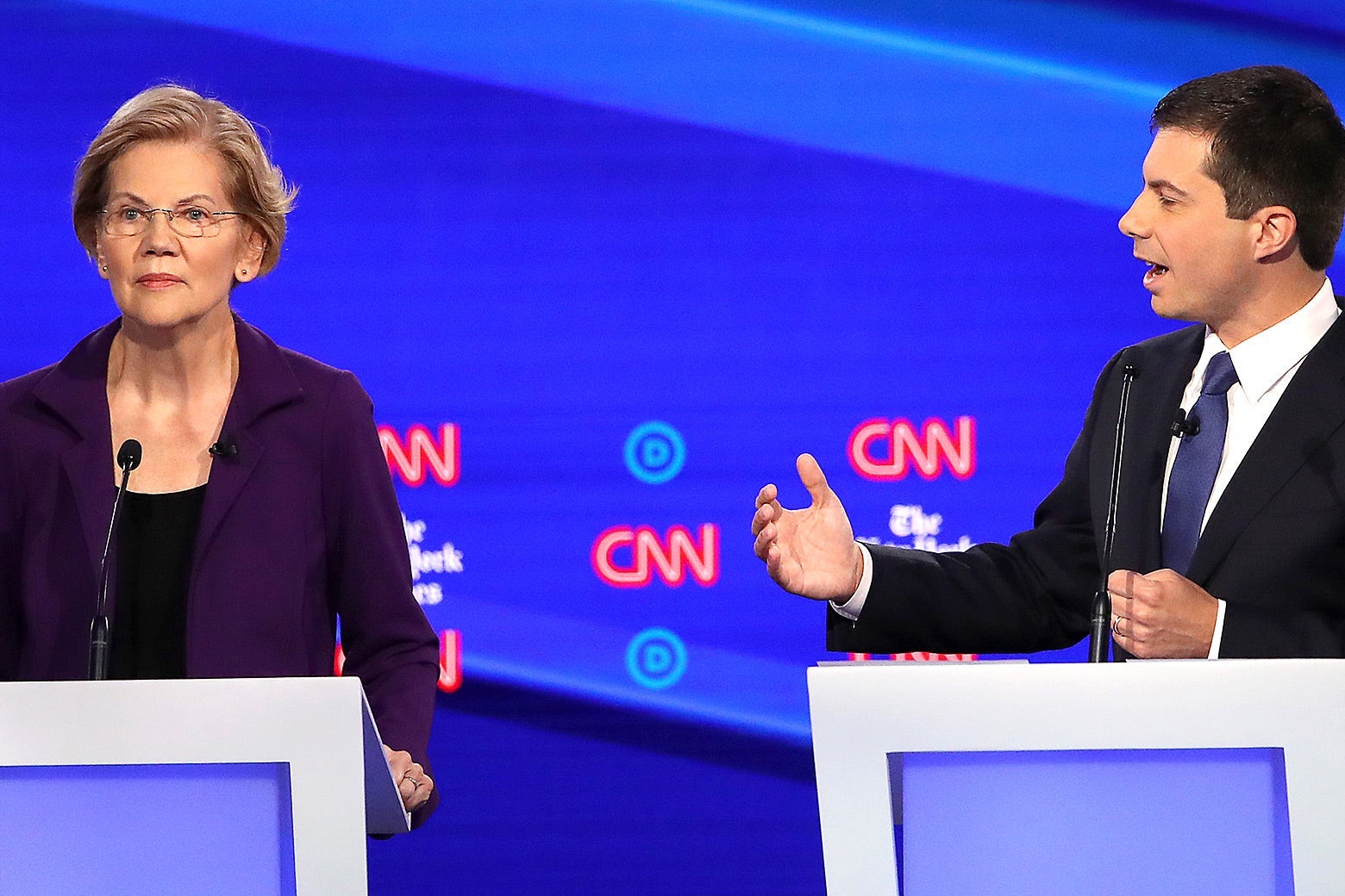 “Medicare for All” is giving Elizabeth Warren, Kamala Harris, and Pete Buttigieg headaches.