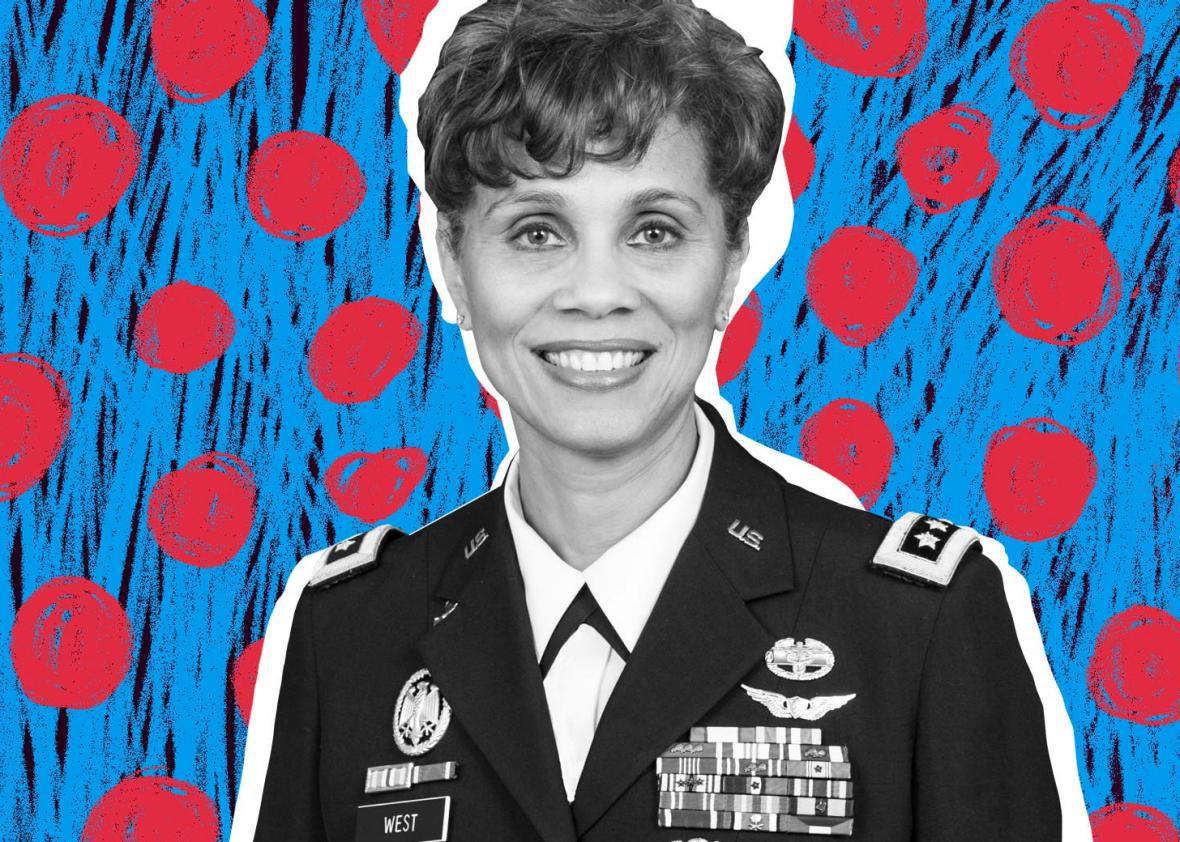 U.S. Army photo of Nadja West 