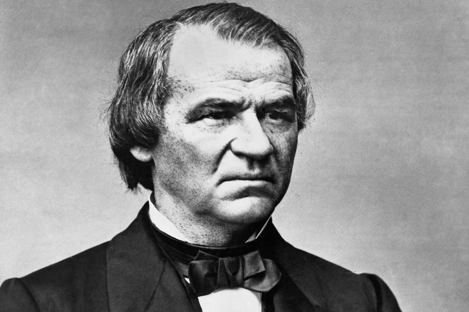 A portrait of Andrew Johnson in 1865.