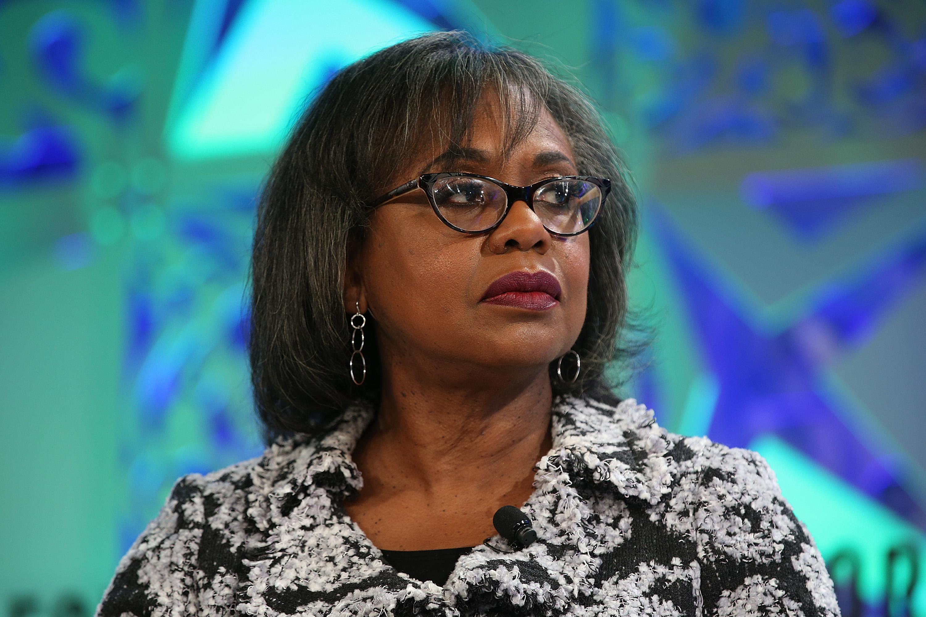 Anita Hill speaks onstage at the Fortune Most Powerful Women Summit 2018 on Oct. 2, 2018 in Laguna Niguel, California.