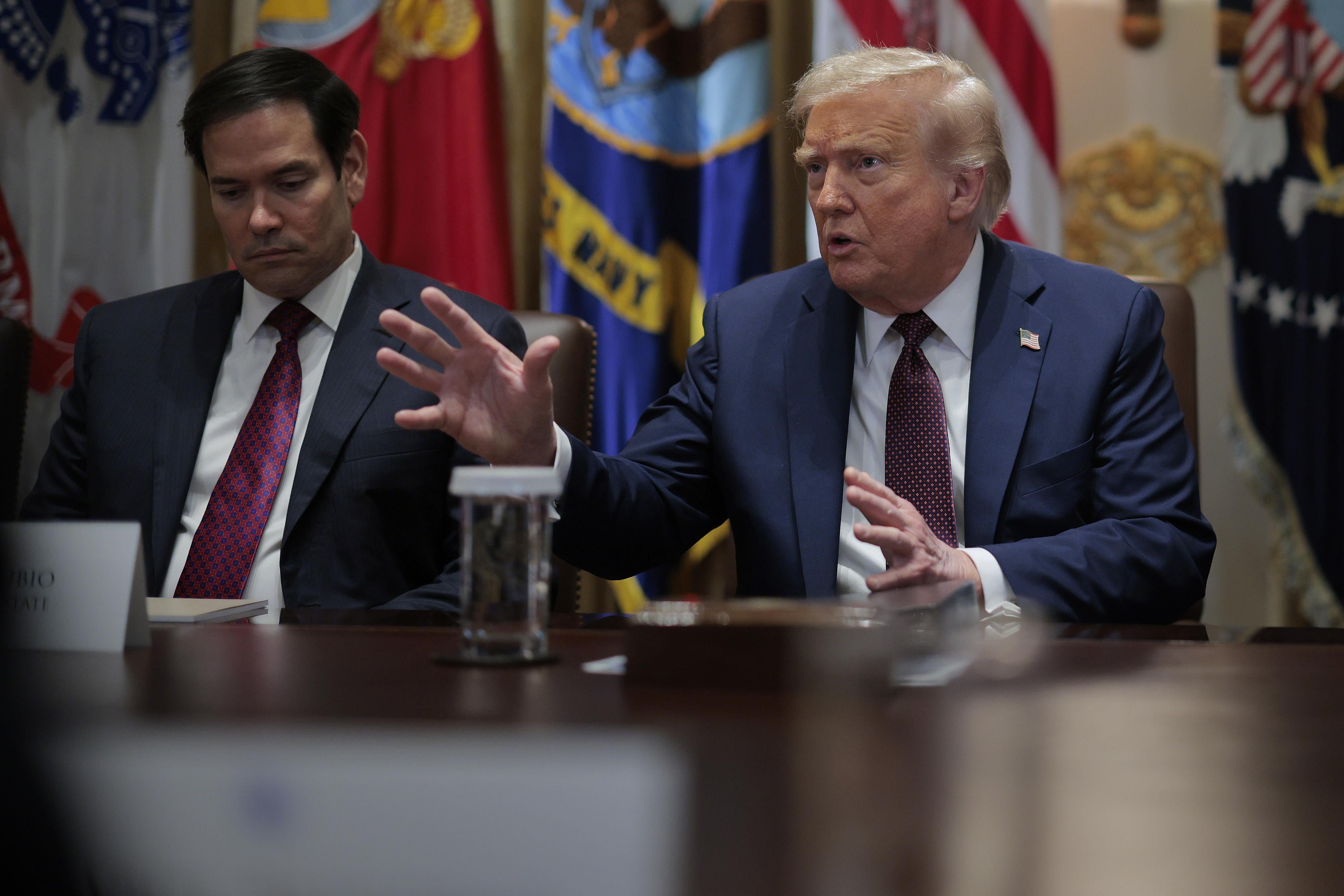 Donald Trump y Marco Rubio