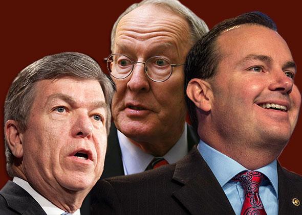 Republican Sens. Roy Blunt, Lamar Alexander, and Mike Lee are behind a push to abolish the filibuster for Supreme Court nominees