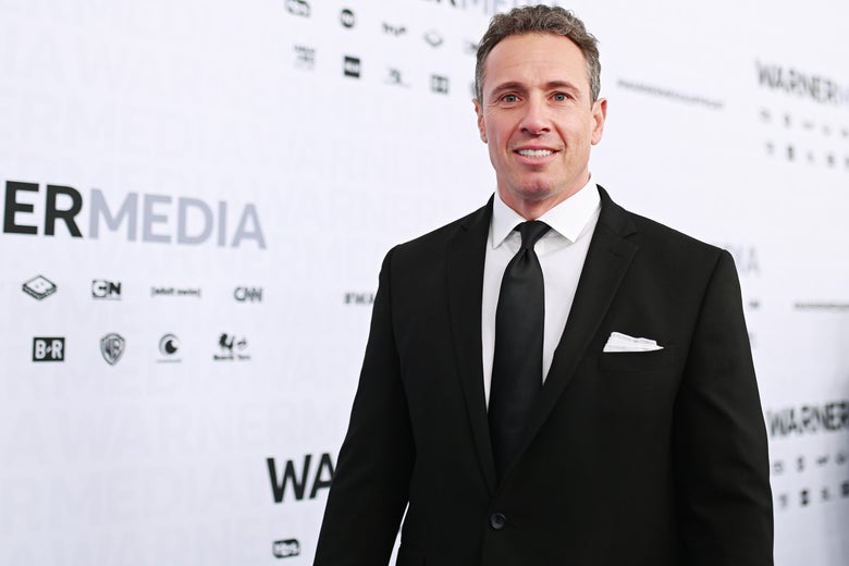 Chris Cuomo attends the WarnerMedia Upfront 2019 arrivals on the red carpet at The Theater at Madison Square Garden on May 15, 2019 in New York City.