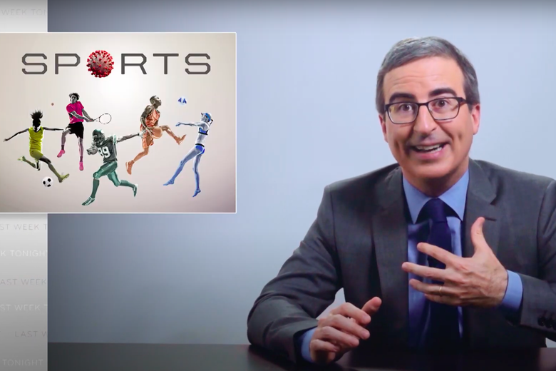 John Oliver on how baseball, wrestling, other sports plan to resume amidst coronavirus (VIDEO).