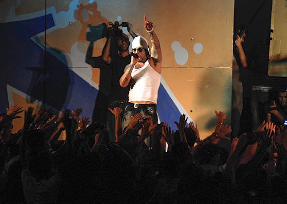 Los Aldeanos rap group member and singer Aldo.