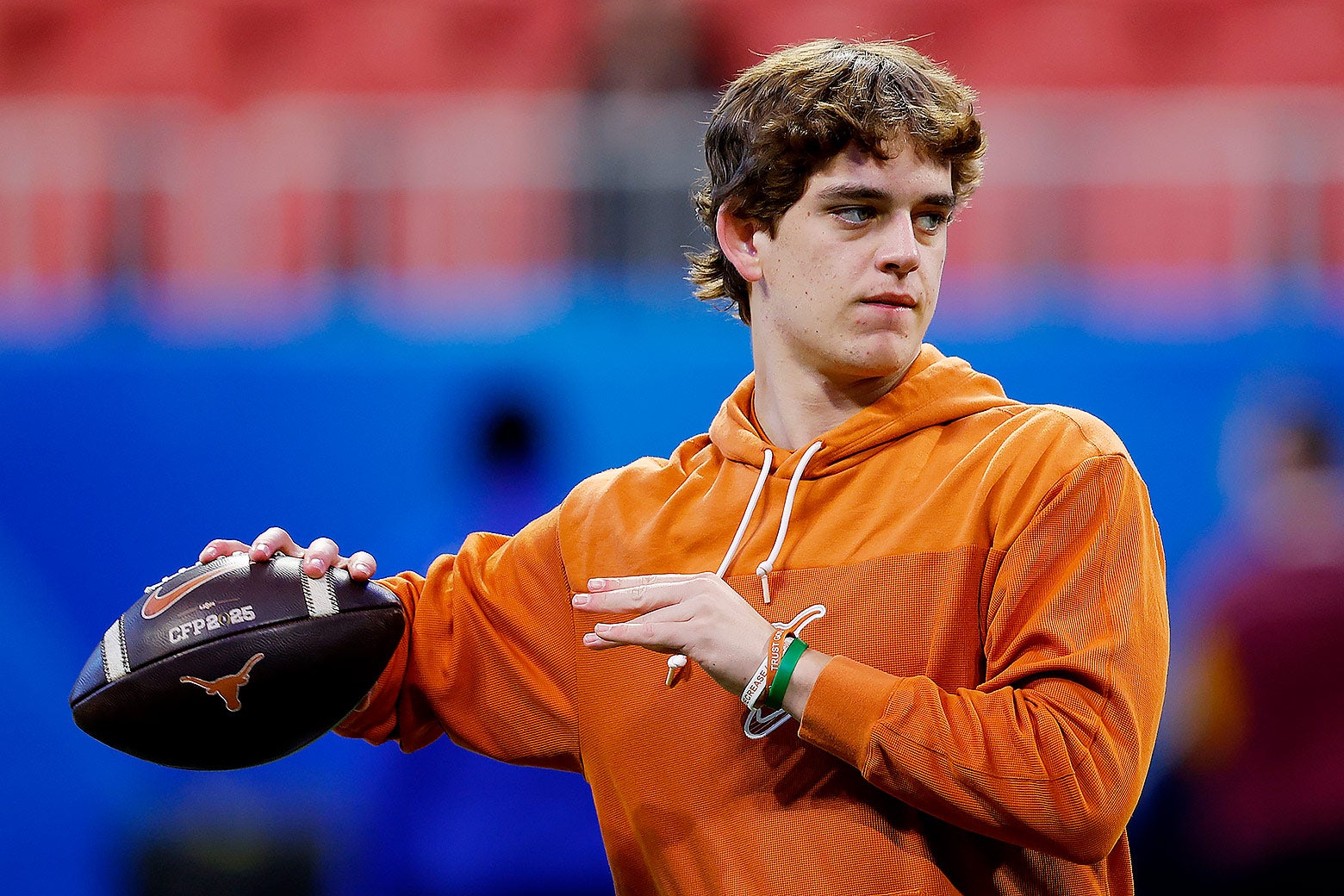 The most hyped quarterback ever is starting Saturday. The pressure is on.