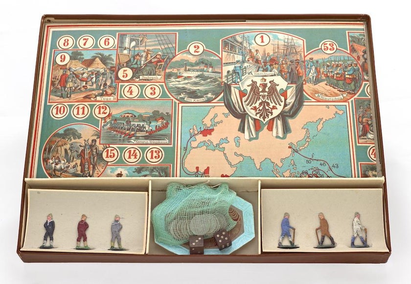 A 19thcentury board game made for young Germans to learn about the