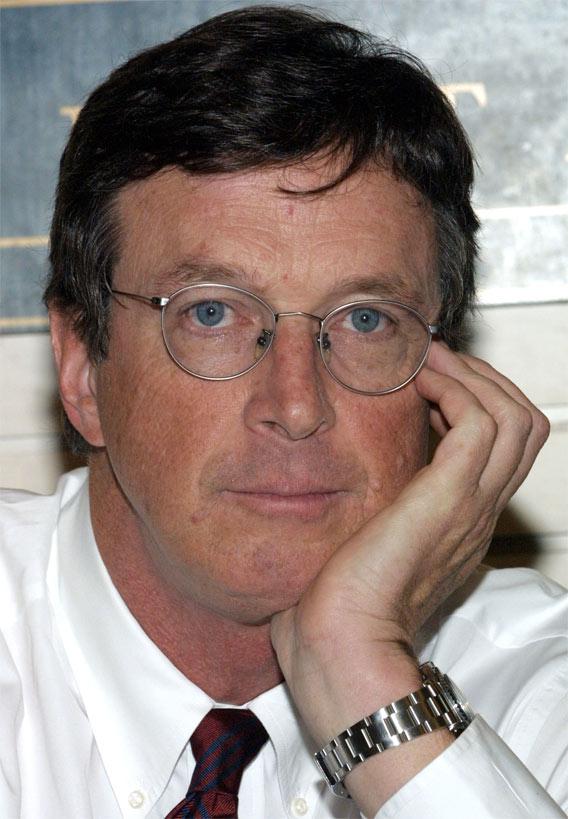 Author Michael Crichton.