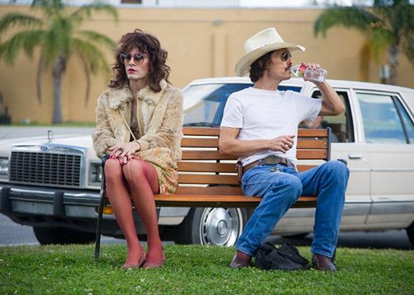 Matthew McConaughey and Jared Leto in Dallas Buyers Club.
