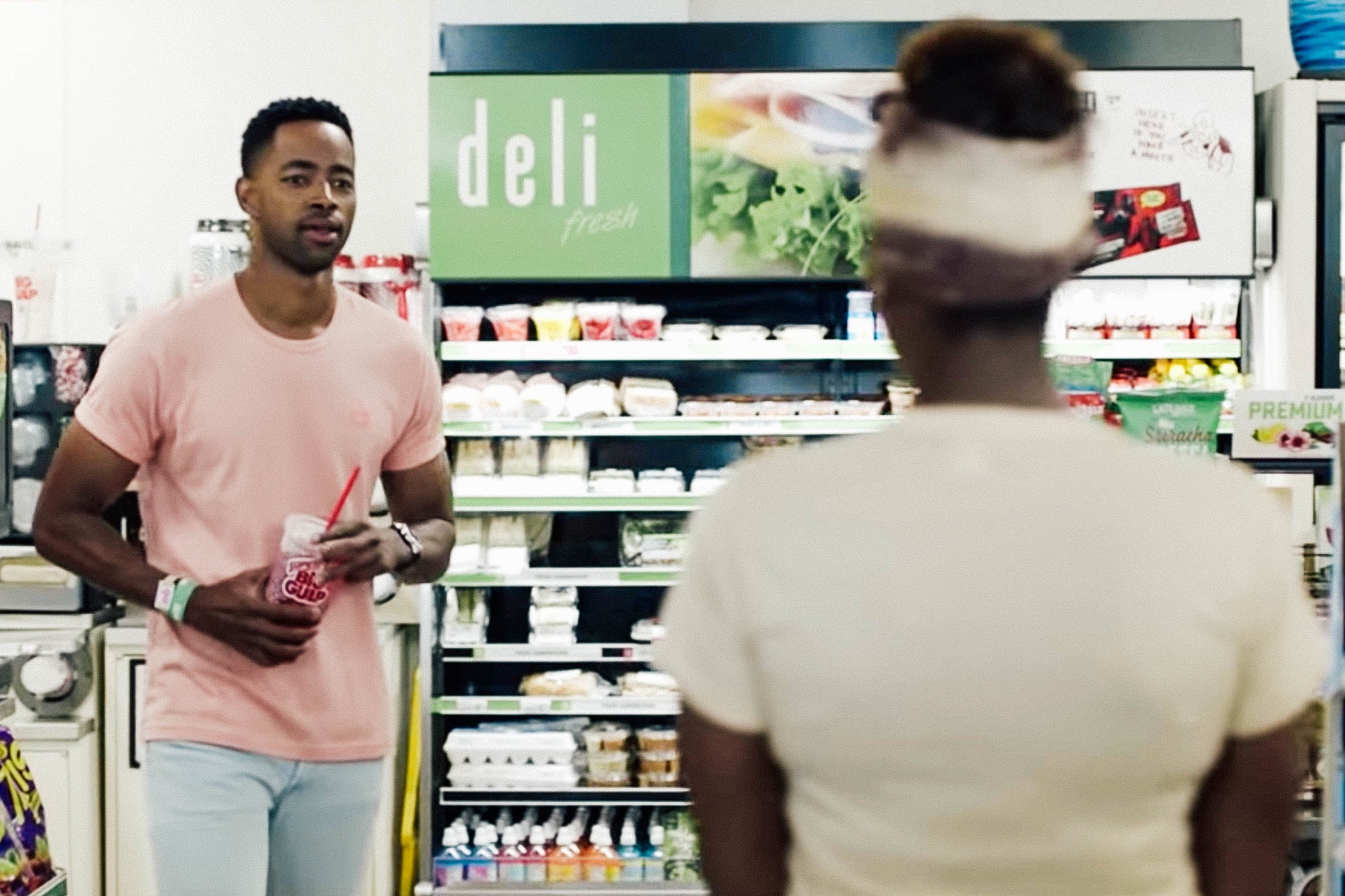 Jay Ellis and Issa Rae in Insecure.