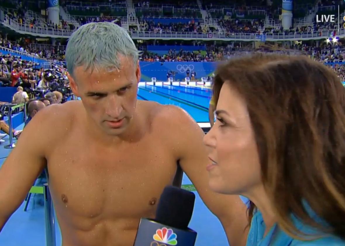 Ryan Lochte S Olympic Blue Hair Did Not Look Terrible