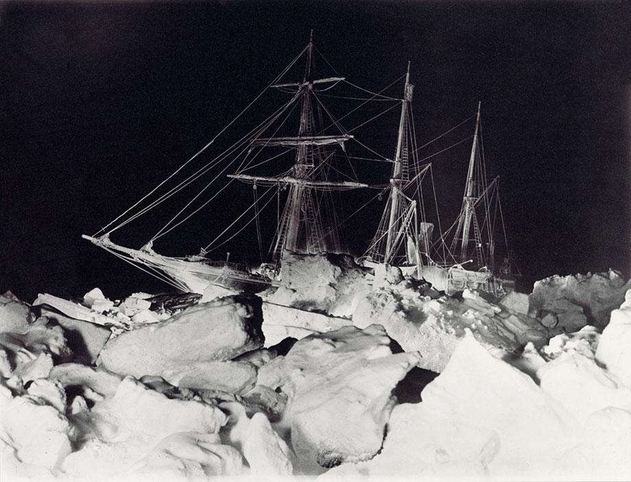 Shackleton's Antarctic Expedition, Ernest Shackleton, Frank Hurley, Antarctica, The Ralls Collection, The Endurance Midwinter, frozen ship