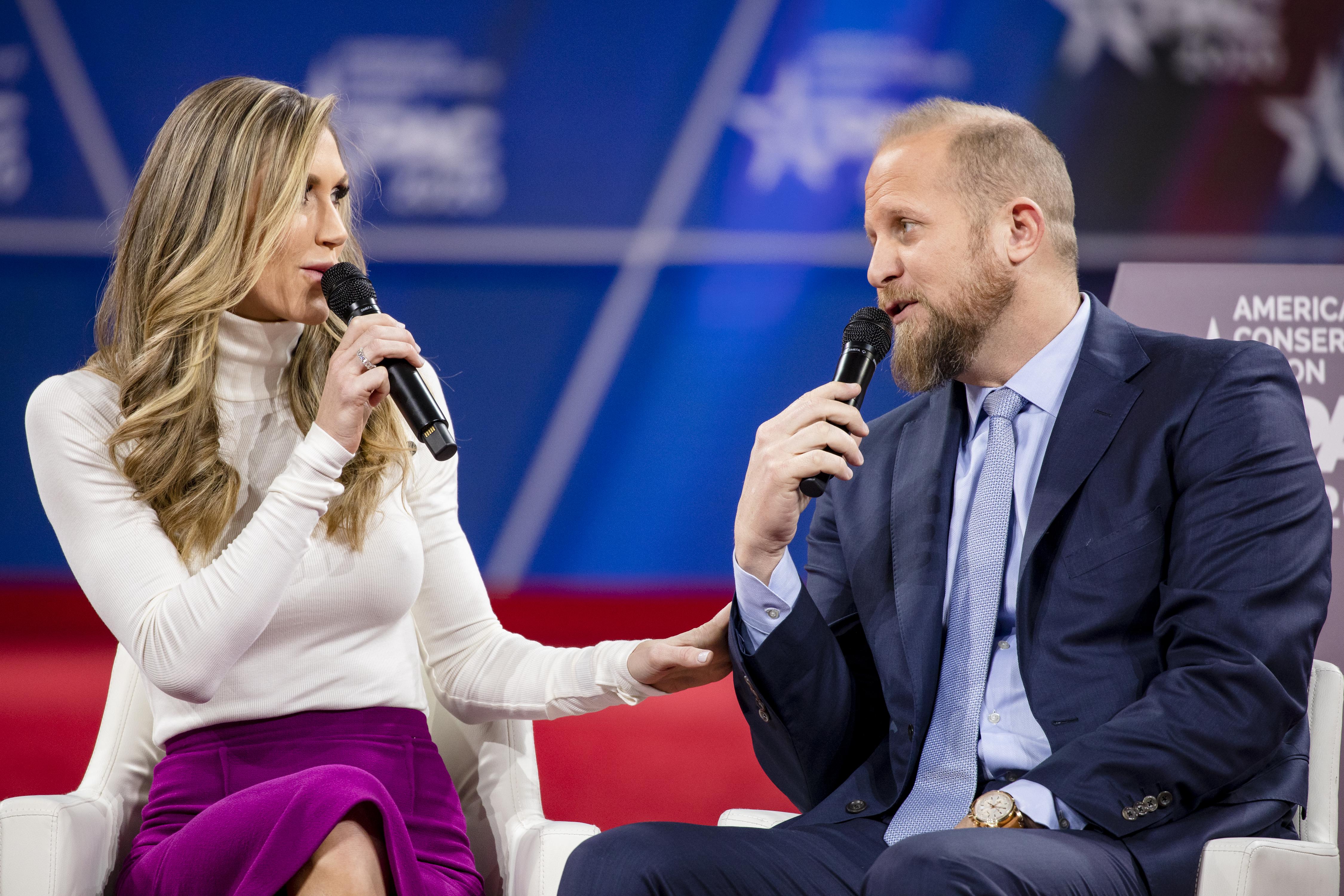 Presidential daughter-in-law Lara Trump with Brad Parscale at the Conservative Political Action Conference 2020 (CPAC). 