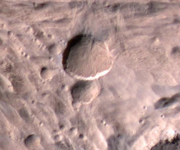 new Mars crater