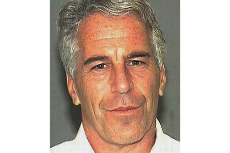 A file photo of Epstein, close-up, lightly smiling