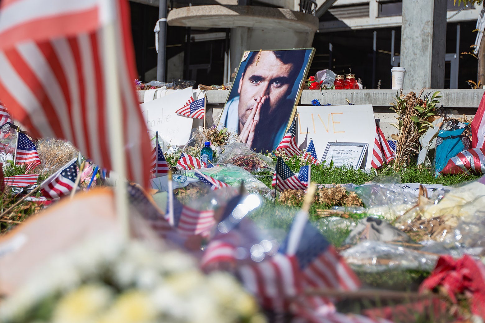 I Went to the Spot Where Charlie Kirk Was Killed. It Was a Haunting Vision of What's Coming.