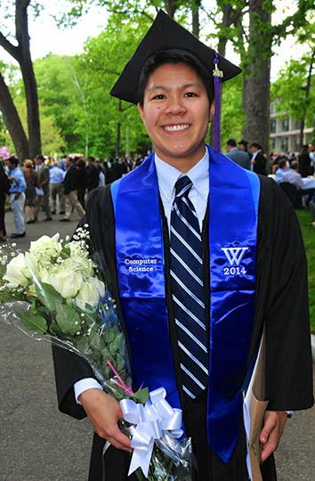 Alex Poon on graduation day.