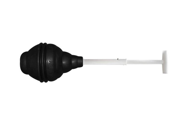 Telescoping T-Shaped Handle Plunger