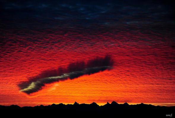 fall streak cloud