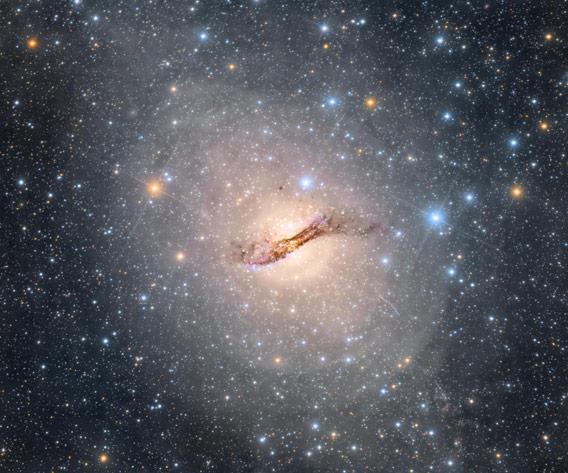 Rolf Olsen pic of galaxy Centaurus A