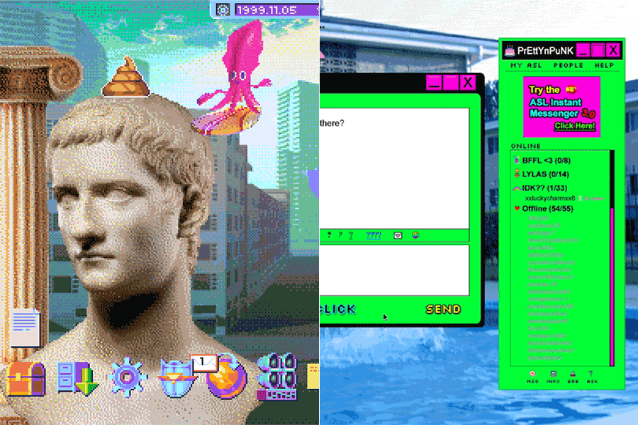 Rock Paper Shotgun on X: Set your Bonzi Buddy to remind you that  Hypnospace Outlaw launches on March 12th. The bizarre retro-future 90s  internet simulator still looks as gleefully weird as ever 