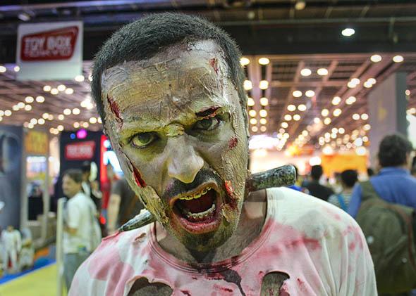 The Walking Dead comic book series, one cosplayer from Dubai.