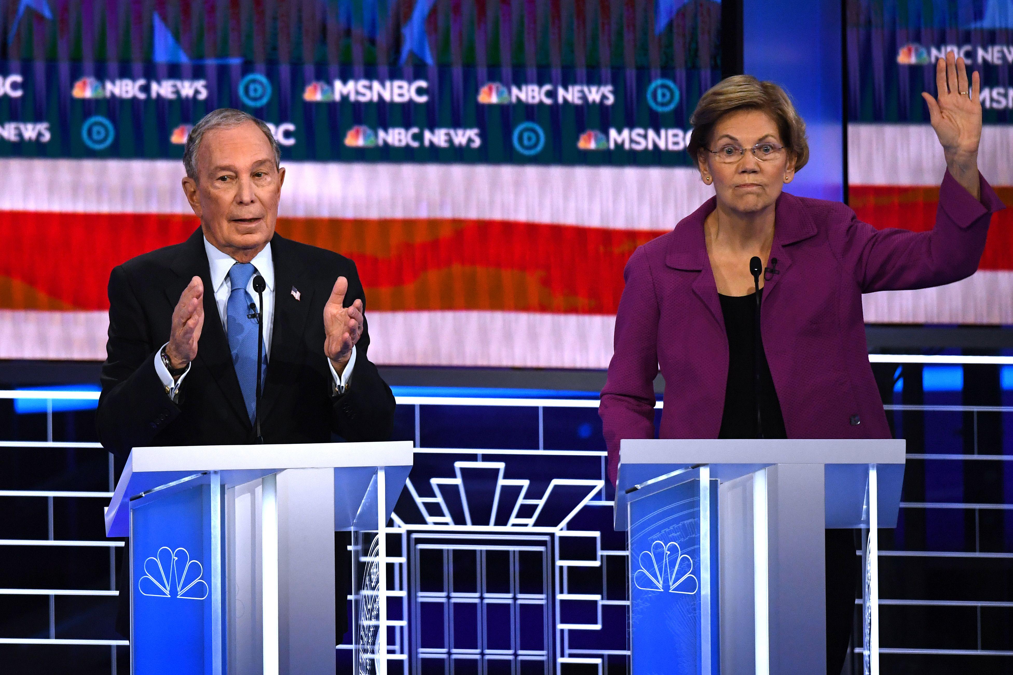 Democratic Debate: Michael Bloomberg Attacked Repeatedly By Other ...