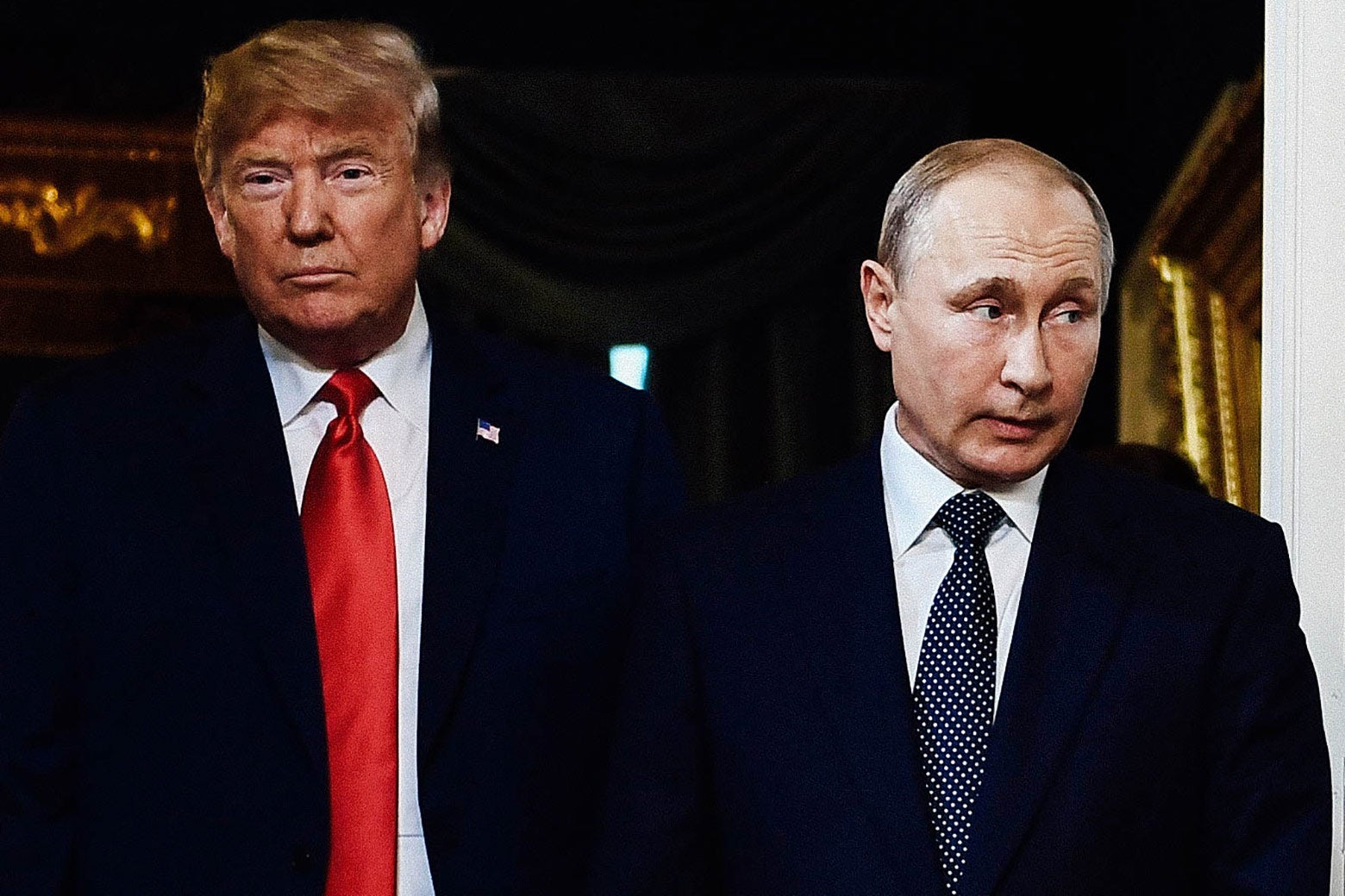 U.S. President Donald Trump and Russian President Vladimir Putin.