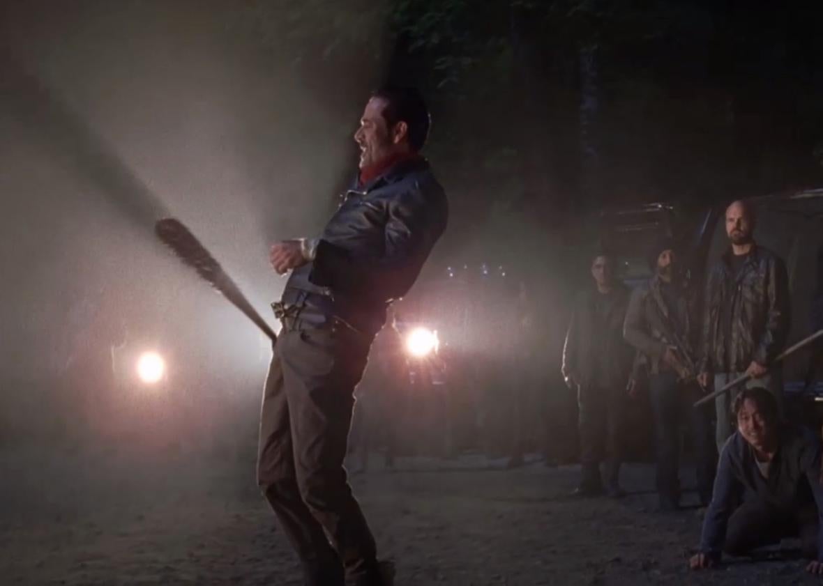 In its season premiere, The Walking Dead's brutal violence finally went too  far.