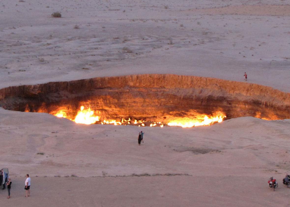 Turkmenistan Fire Pit 