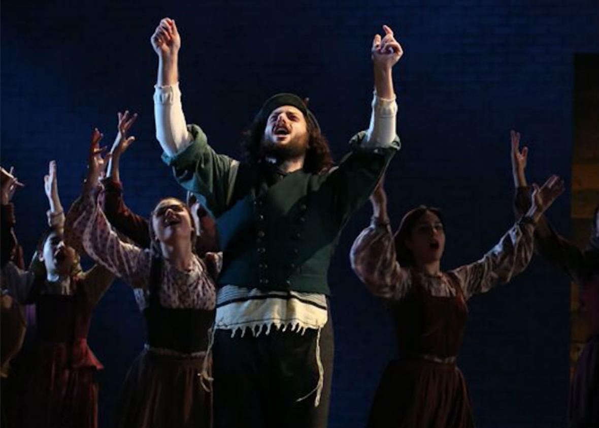 Michael C. Bernardi as Mordcha the Innkeeper in Fiddler On The Roof on Broadway.