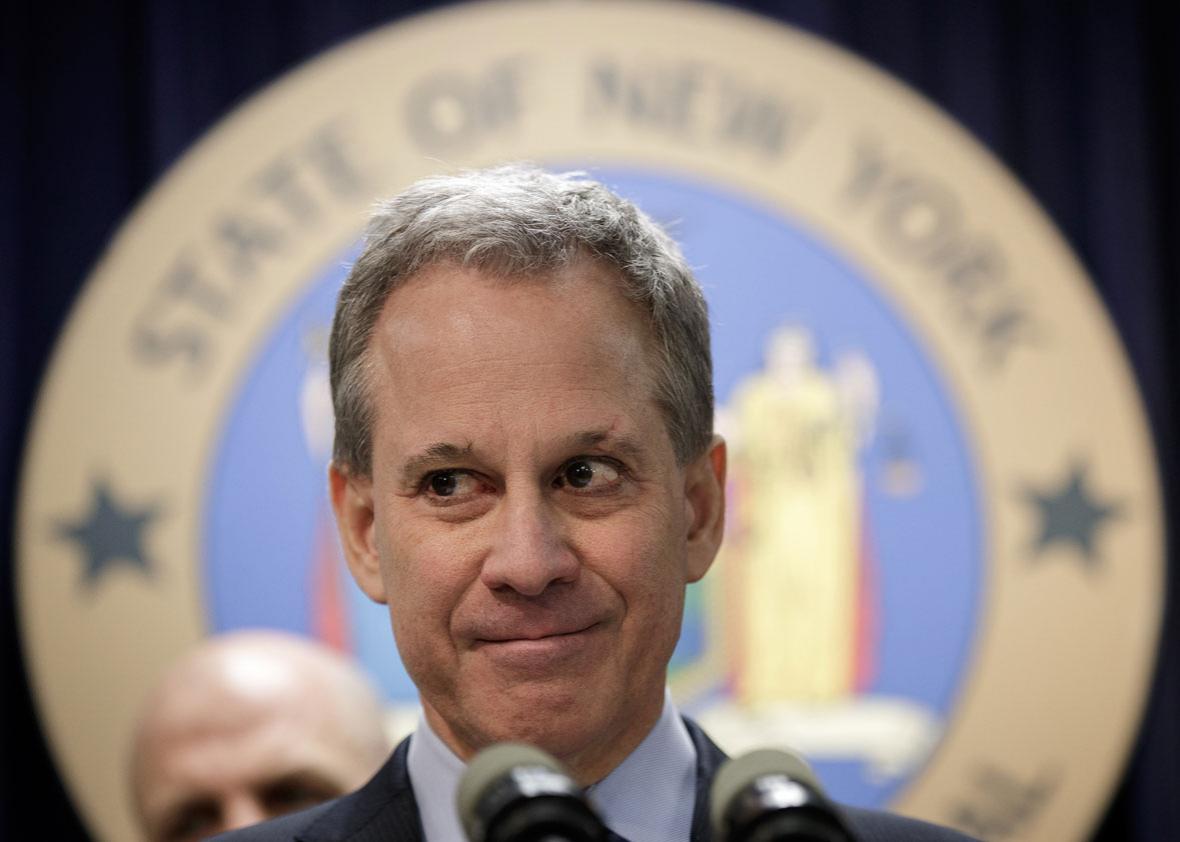 New York state Attorney General Eric Schneiderman
