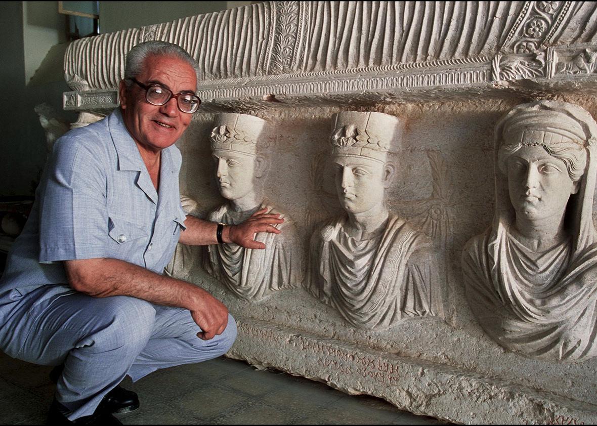 Khaled Asad, the Director of Antiquities and Museum in Palmyra.