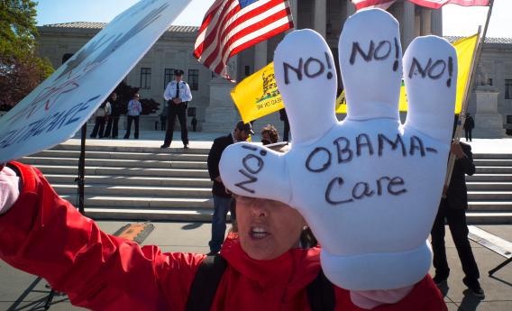 The hidden health care mandate doesn't seem to bother the Tea Party