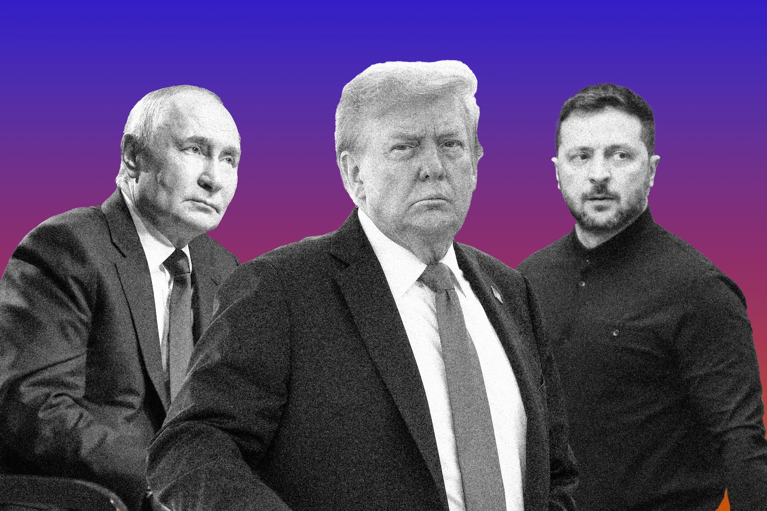 Zelensky Brings a Posse to Washington