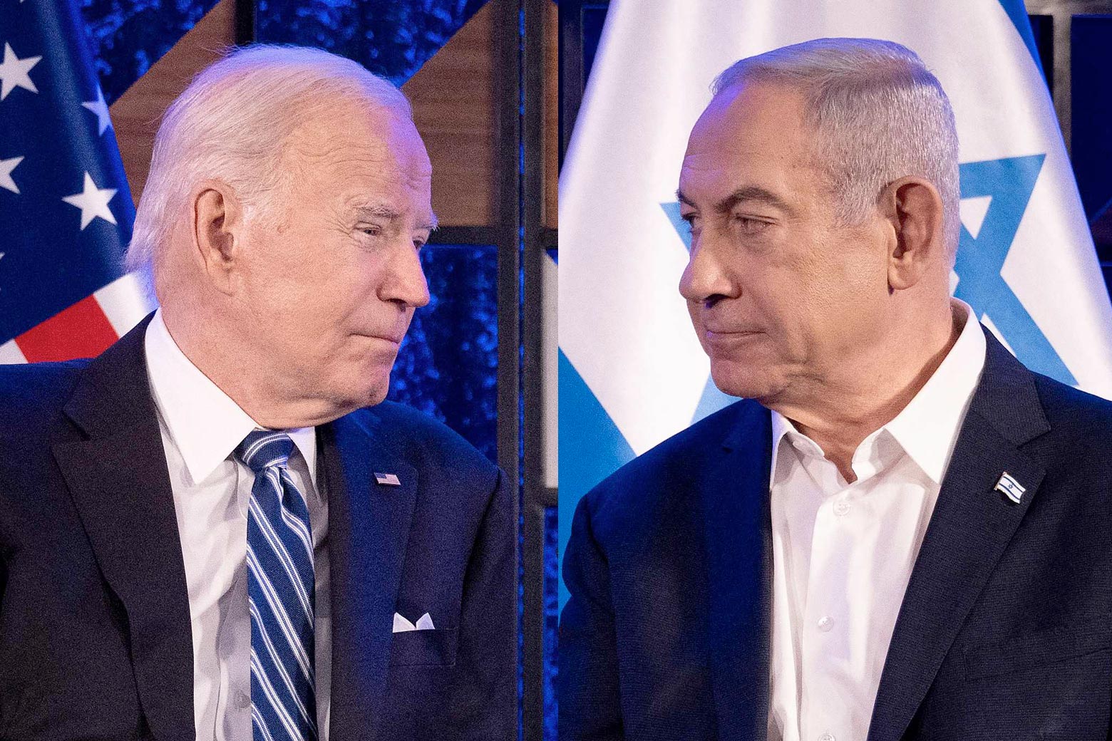 Biden and Netanyahu.