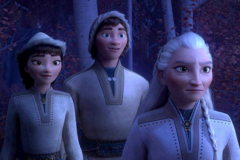 Frozen characters from the Northuldra tribe