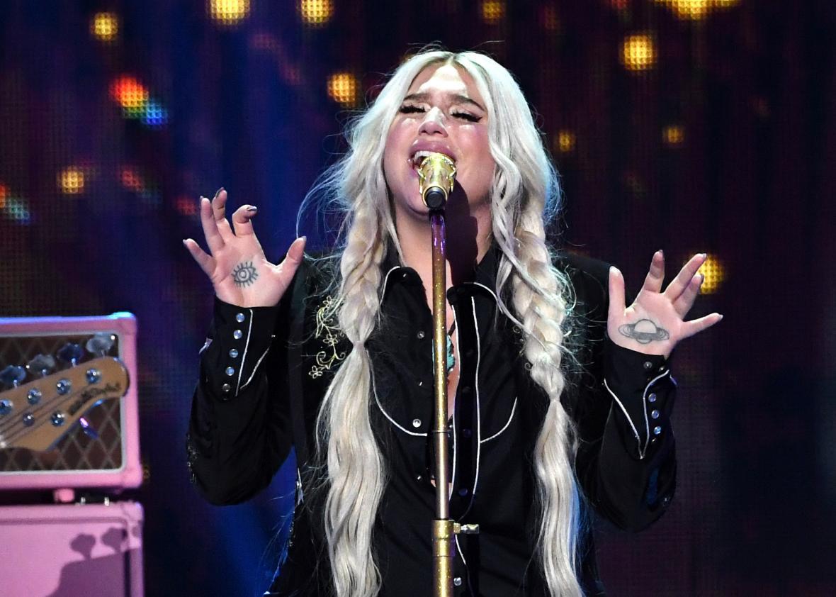 Kesha is “always telling everybody you don’t gotta be a victim,” as she sings on Rainbow. Now she’s practicing what she preaches.