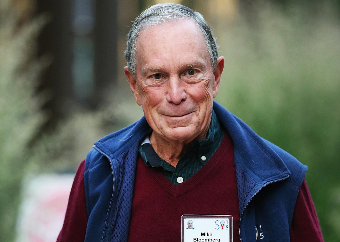 Michael Bloomberg, former New York City mayor, attends the Allen and Co. Sun Valley Conference on July 9, 2015, in Sun Valley, Idaho.